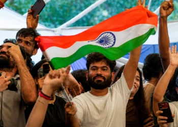 NEET Paper Leak Protest supporters participating in a nationwide youth listening campaign in India