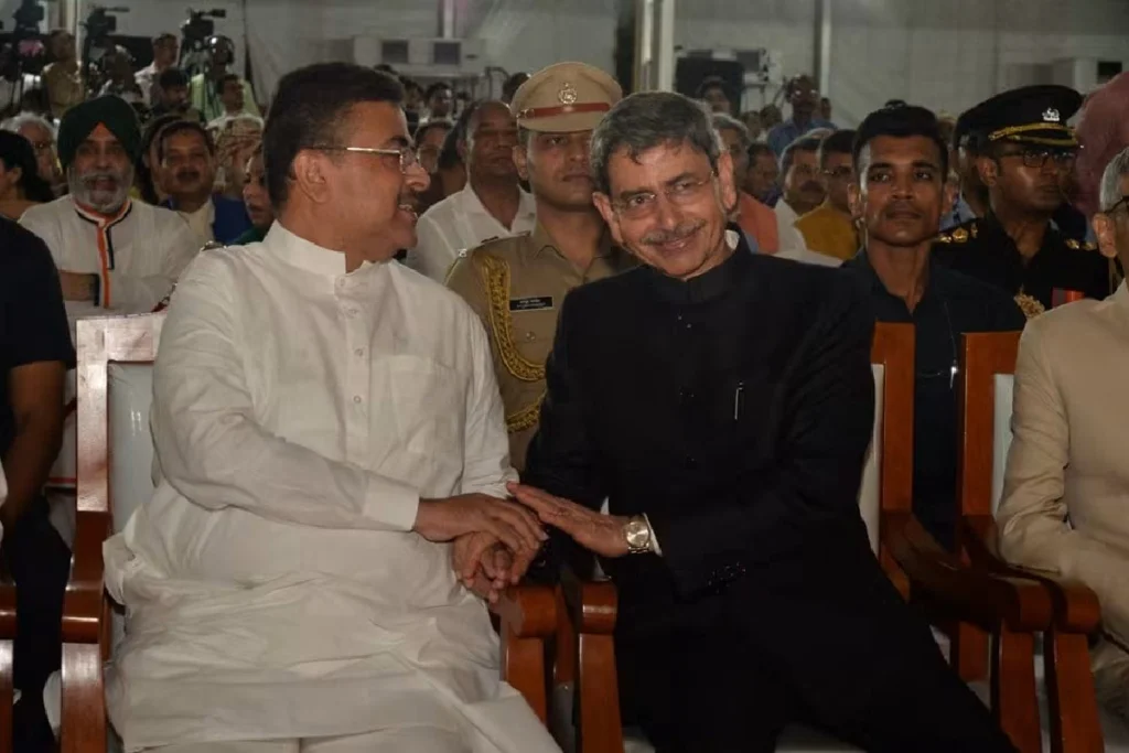 Raj Bhavan Tea Party on Independence Day with Shubhendu Adhikari and the Governor