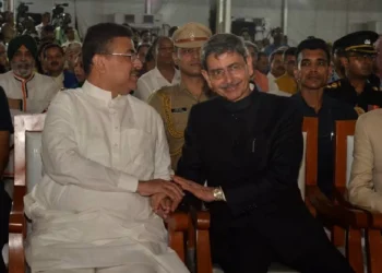 Raj Bhavan Tea Party on Independence Day with Shubhendu Adhikari and the Governor