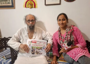 Joy Goswami Interview showing the renowned Bengali poet speaking about threat culture, the Rabindra Sadan incident, Taslima Nasrin, and freedom of expression during an exclusive interaction.