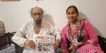 Joy Goswami Interview showing the renowned Bengali poet speaking about threat culture, the Rabindra Sadan incident, Taslima Nasrin, and freedom of expression during an exclusive interaction.