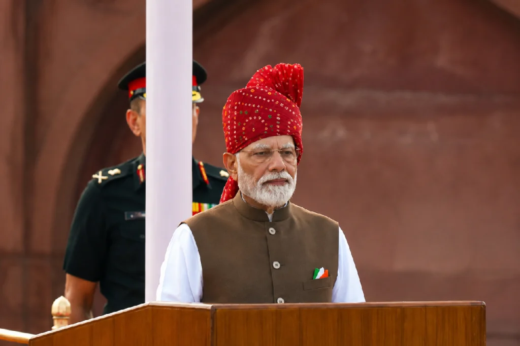 PM Modi Independence Day Speech 2026 at the Red Fort during India's 80th Independence Day