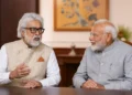 NDA Parliamentary Party Meeting with Prime Minister Narendra Modi interacting with alliance MPs during the Mangal Milan gathering in Parliament.