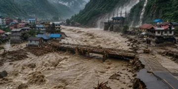 Nepal Flash Flood destroys roads, bridges, settlements and hydropower projects