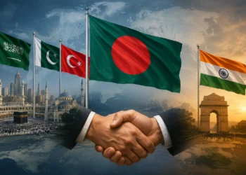 Bangladesh Mecca Pact নিয়ে বাংলাদেশের সম্ভাব্য যোগদান এবং ভারত-বাংলাদেশ কূটনৈতিক সম্পর্কের প্রভাব।