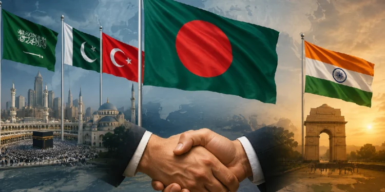 Bangladesh Mecca Pact নিয়ে বাংলাদেশের সম্ভাব্য যোগদান এবং ভারত-বাংলাদেশ কূটনৈতিক সম্পর্কের প্রভাব।