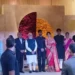 PM Modi Amit Shah Rahul Gandhi at a high-profile wedding reception in Delhi, with senior political leaders attending the event