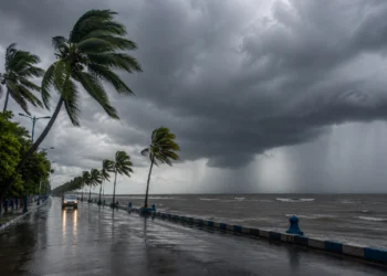 West Bengal Weather forecast showing heavy rainfall and orange alert across South Bengal districts