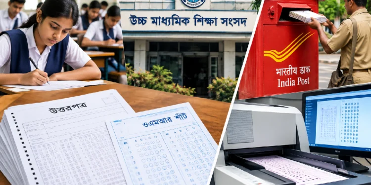 Higher Secondary Exam 2027 answer sheet and OMR sheet evaluation