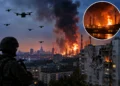 Moscow Drone Attack on the Russian capital region amid the Russia Ukraine war