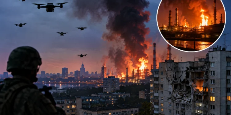 Moscow Drone Attack on the Russian capital region amid the Russia Ukraine war