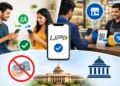 UPI payments showing customer transfers and merchant transactions under the new fee structure
