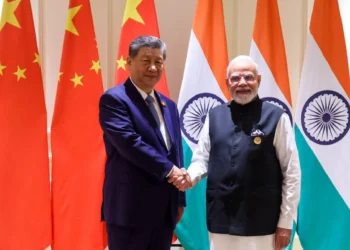 Xi Jinping at the BRICS summit offering China’s mediation to help end the West Asia conflict ছবির বর্ণনা