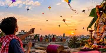 Bengali Bhokattta Kite Tradition associated with kite fighting and Vishwakarma Puja in Bengal
