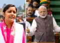 Meenakshi Mukherjee Modi Birthday Remark during a party rally in Uluberia