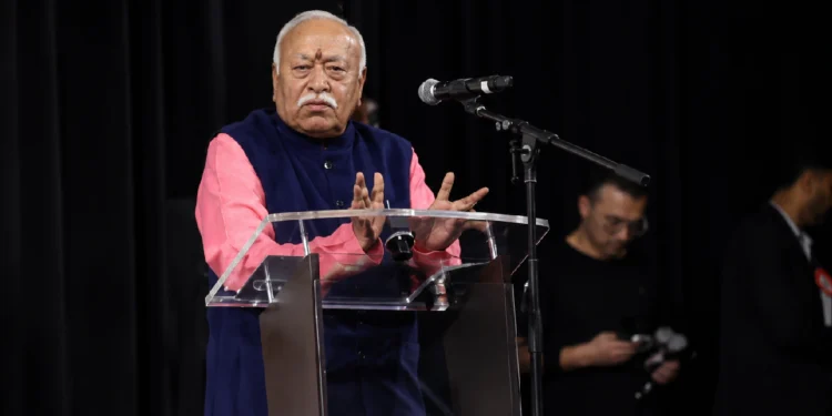Mohan Bhagwat Vishwaguru message at Hindu Vishwa Bandhu gathering in Toronto