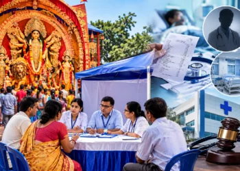 West Bengal Health Regulatory Commission planning complaint stalls near major Durga Puja pandals for patients facing private hospital billing and medical negligence issues