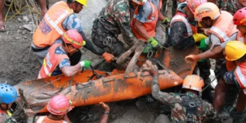 Nepal Hydropower Tunnel Rescue of two workers found alive nine days after a flash flood at the Trishuli 3A hydropower project