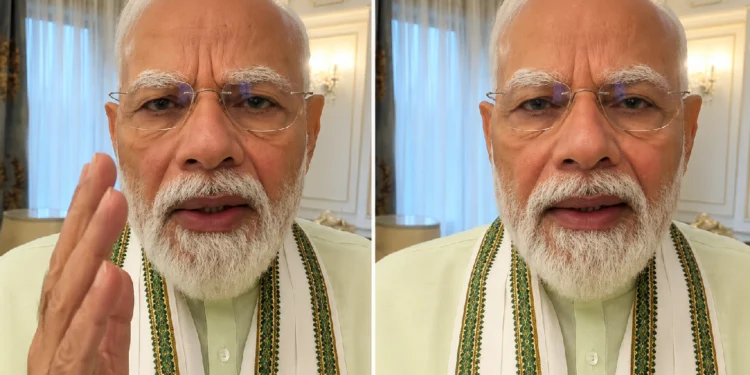 PM Modi Swadeshi Appeal urging Indians to avoid unnecessary gold purchases and foreign weddings