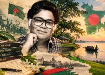Sunil Gangopadhyay Bangladesh reflecting the Bengali writer's connection with his birthplace, Bangladesh Liberation War and independent Bangladesh