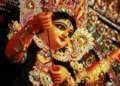 Times Square Durga Puja 2026 featuring Kumartuli idol, Bengali cultural performances and celebrations